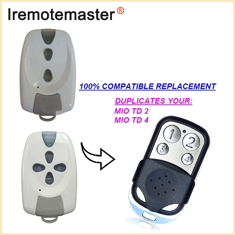 MIO TR2 TR4 गैराज रिमोट कंट्रोल रोलिंग कोड 433MHz के लिए